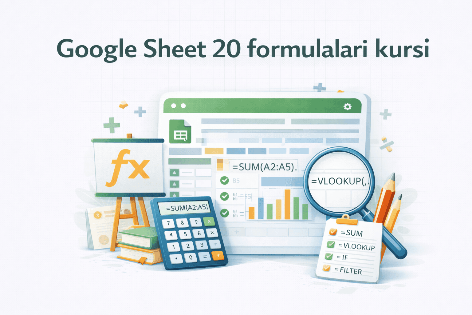 Formulalar: 20 ta asosiy